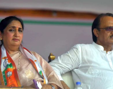ajit pawar and sunetra pawar