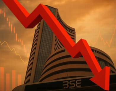 The stock market declined