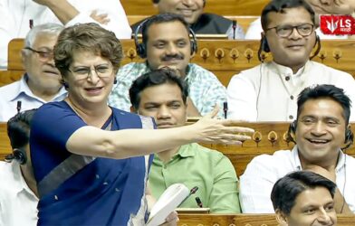 "सरकार महिला आरक्षण विधेयकाचा राजकीय वापर करत आहे,"; प्रियंका गांधी लोकसभेमध्ये म्हणाल्या