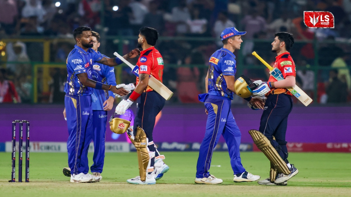 IPL 2026 pbks beat mi by 7 wickets won 4th match in row