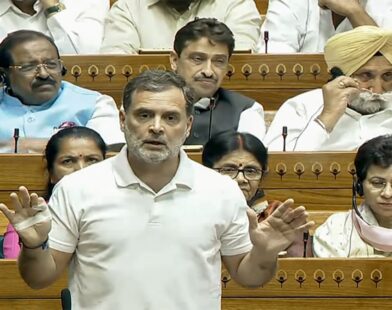 राहुल गांधींच्या भाषणावरुन लोकसभेत मोठा गदारोळ; विरोधी पक्षनेते म्हणाले...