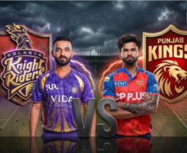 Kolkata won toss Punjab batting firs
