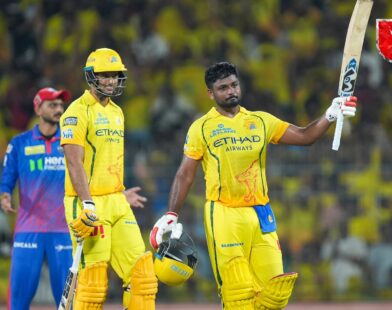अखेर चेन्नईनं मिळवला हंगामातील पहिला विजय; संजूची शतकी खेळी ठरली निर्णायक