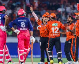 यंदाच्या हंगामात राजस्थानचा पहिला पराभव; दोन नवख्या गोलंदाजांच्या कामगिरीच्या बळावर हैदराबाद विजयी