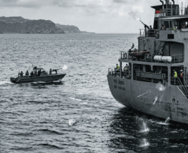 Attack on an Indian Ship