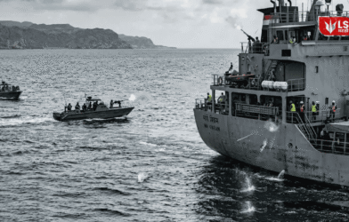 Attack on an Indian Ship