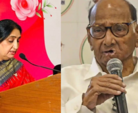 Sunetra Pawar speech Sharad Pawar timing