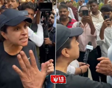 traffic jam woman scolds minister