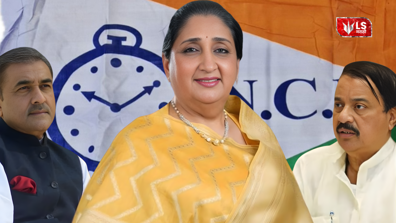 Sunetra Pawar Delhi visit political tension