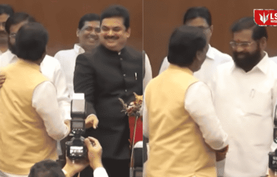 Shinde Danve handshake politic