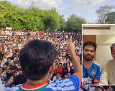 Cockroach Janata Party protest