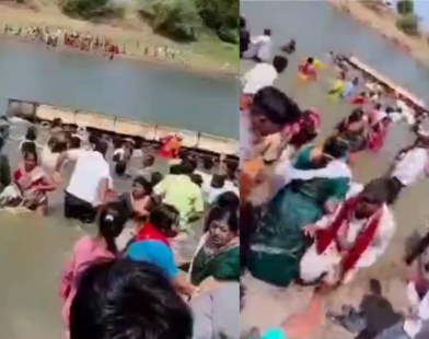 Beed boat accident devotees capsized
