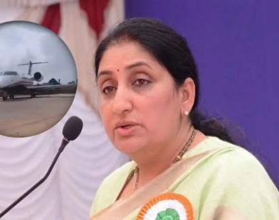 Sunetra Pawar flight technical glitch