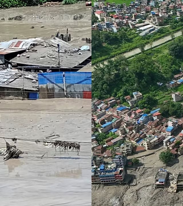 Nepal Tibet Border Flood