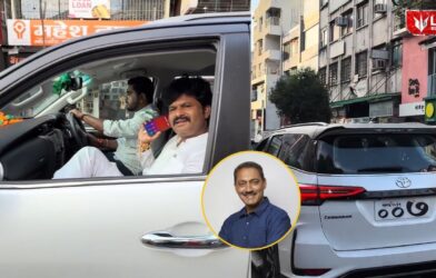 Gopichand Padalkar car HSRP