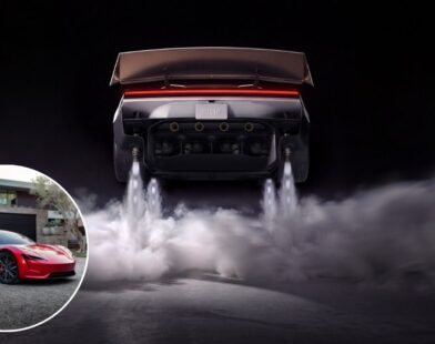 Tesla Roadster Car | Flying Car