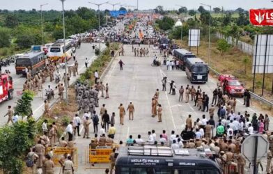 Washim Farmer Protest
